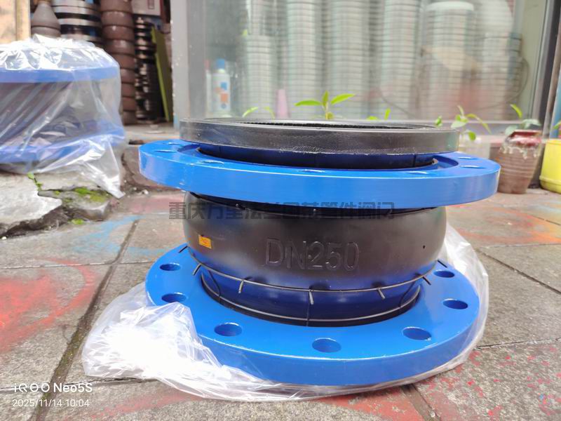 碳钢法兰橡胶接头(图1)