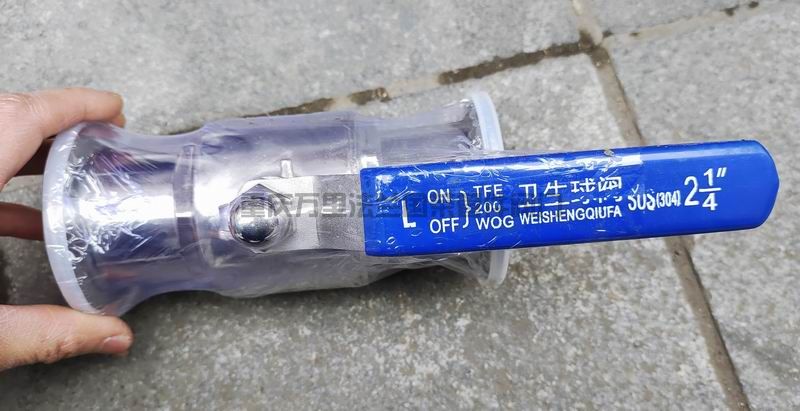 Q81F-10P快装卡盘直通球阀 不锈钢304(图2)