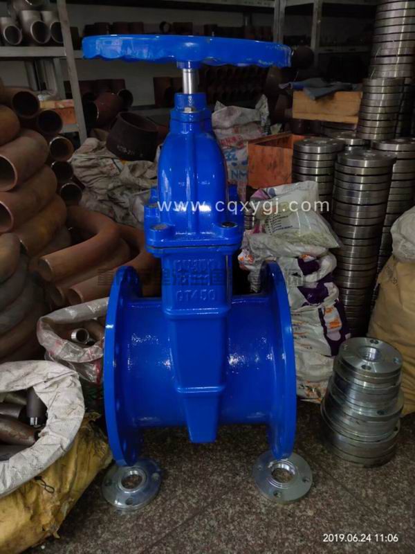 Z45X-16Q球墨铸铁暗杆软密封法兰闸阀 QT450(图17)