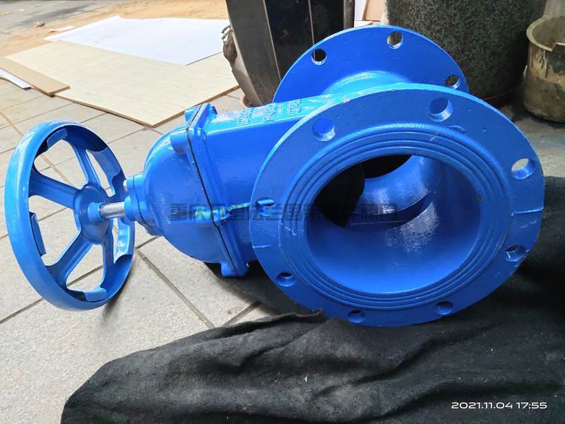 Z45X-16Q球墨铸铁暗杆软密封法兰闸阀 QT450(图16)