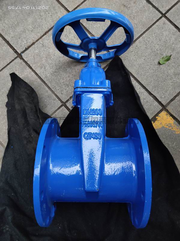 Z45X-16Q球墨铸铁暗杆软密封法兰闸阀 QT450(图15)