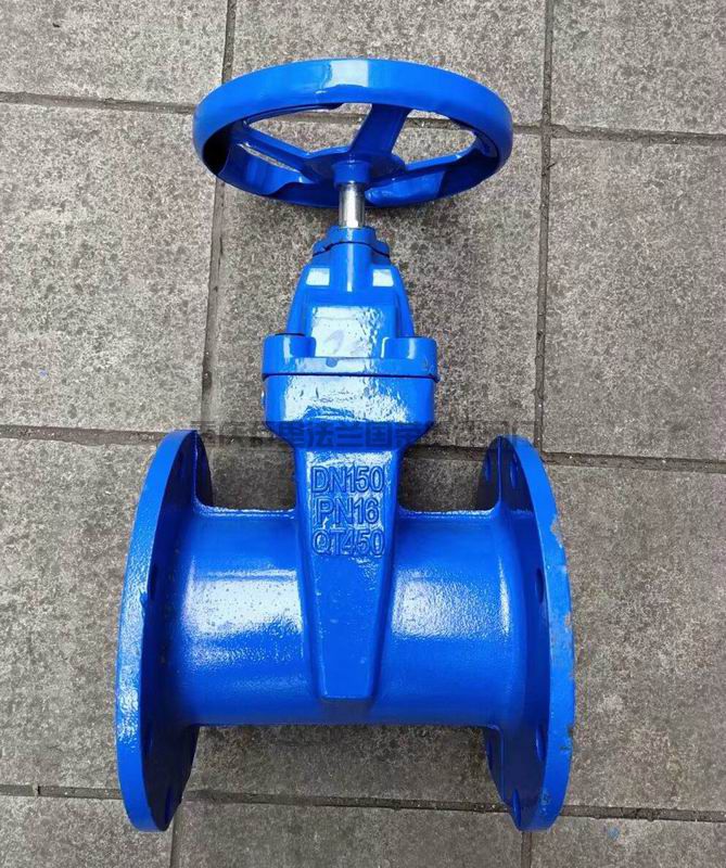 Z45X-16Q球墨铸铁暗杆软密封法兰闸阀 QT450(图6)