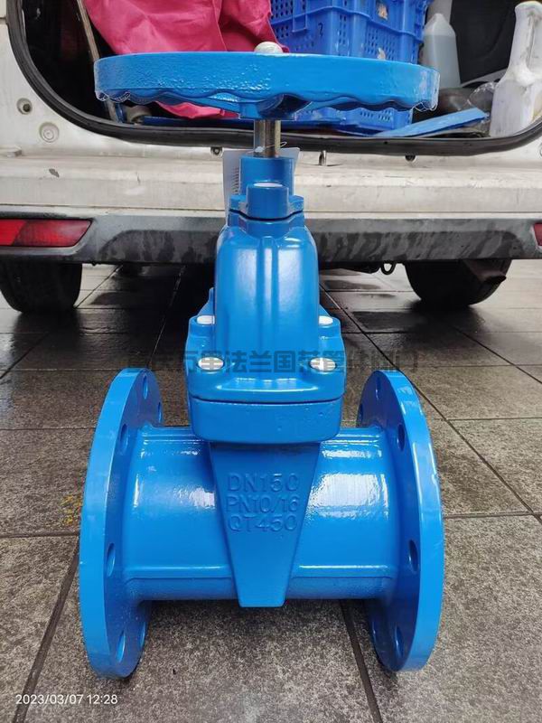 Z45X-16Q球墨铸铁暗杆软密封法兰闸阀 QT450(图11)