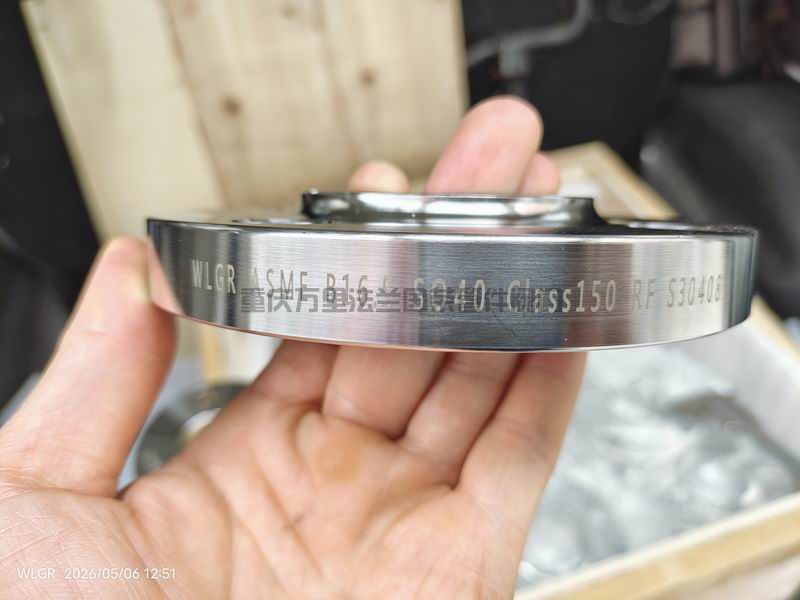 美标不锈钢带颈平焊法兰 S30408 06Cr19Ni10 (图1)