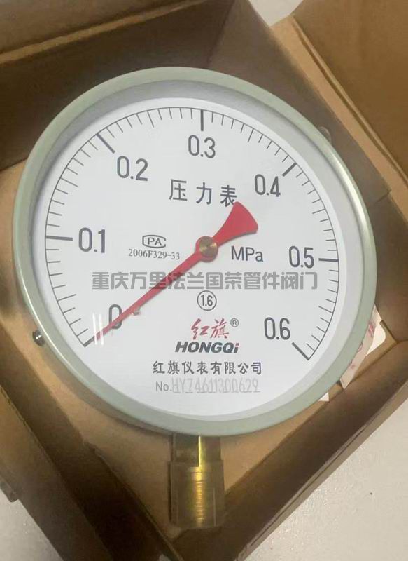 红旗普通压力表 (图1)
