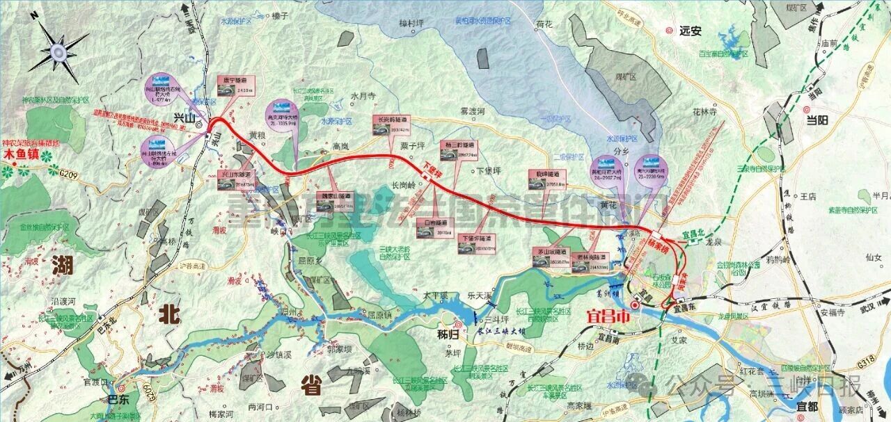 重庆⇋宜昌，3小时！重庆⇋武汉，4小时！这条新高铁，开通运营进入倒计时(图2)
