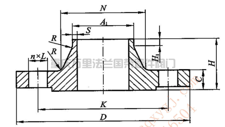 不锈钢316L S31603带颈对焊法兰 (图1)