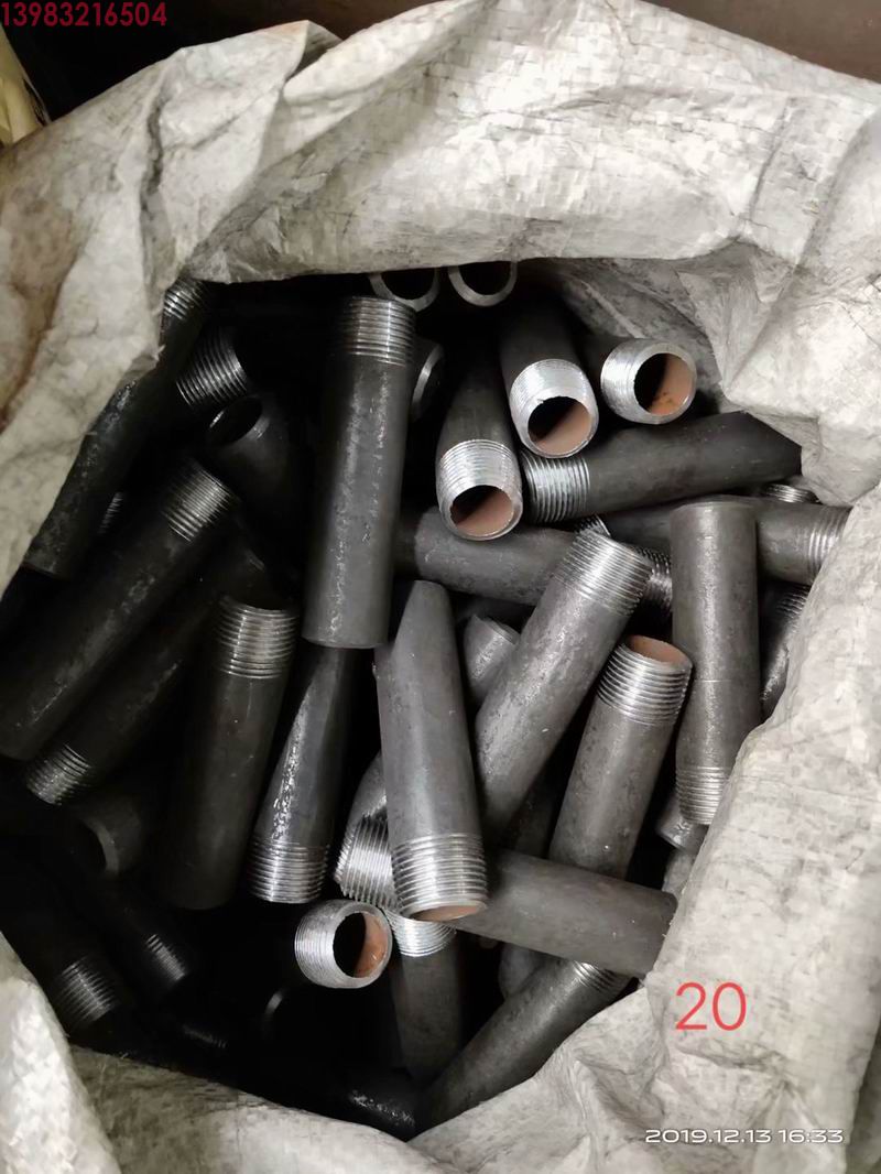 重庆碳钢不锈钢304无缝单丝头、镀锌钢管单丝头(图4)