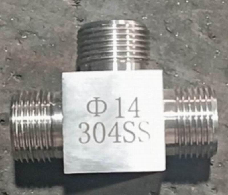 304不锈钢J26W H型对焊三通针型阀,焊接对焊三通M20*1.5/Φ14(图3)