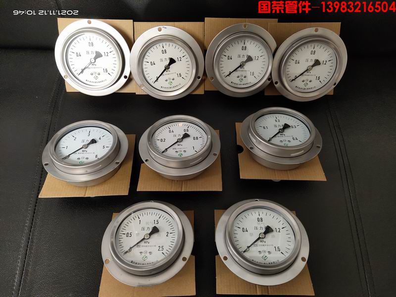 重庆渝淳电接点压力表、真空表、耐震压力表、不锈钢压力表、膜盒压力表等(图14)