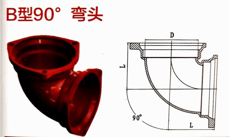 重庆柔性铸铁管材管件 重庆球墨铸铁管材管件(图11)