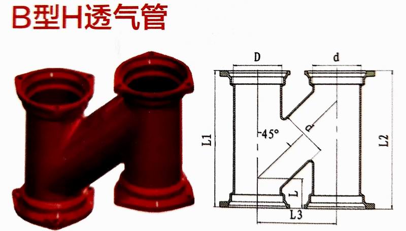重庆柔性铸铁管材管件 重庆球墨铸铁管材管件(图17)